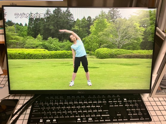 ラジオ体操はじめましたー🤸